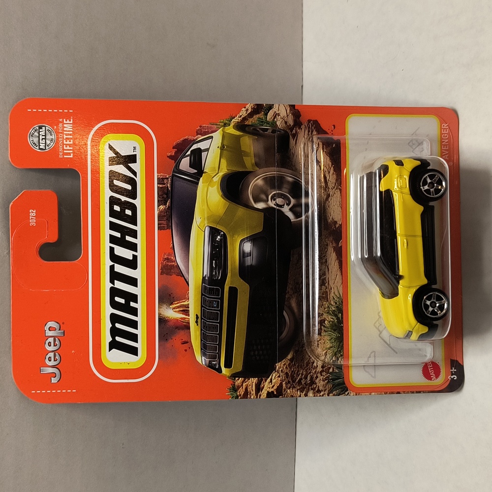 d12 matchbox Jeep Avenger with shipping protector